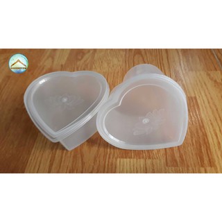 50 Hũ Bánh Flan Trái Tim, Rau Câu, Slime Loại Nhựa Trong Số 1 Giá Rẻ