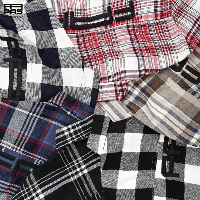 Áo Sơ Mi Nam Fallon Caro Mới Mẻ Trẻ Trung Đa Dụng Chất Vải Flannel Thoáng Mát Thấm Hút Tốt Form Regular Vừa Vặn - FAPAS