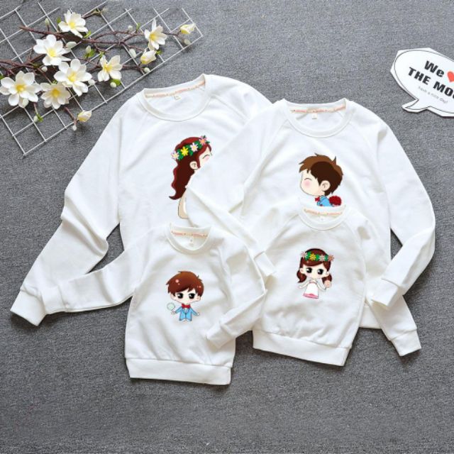 Áo thu đông THẢ TIM HOT ( ĐỦ SIZE CHO CẢ NHÀ)