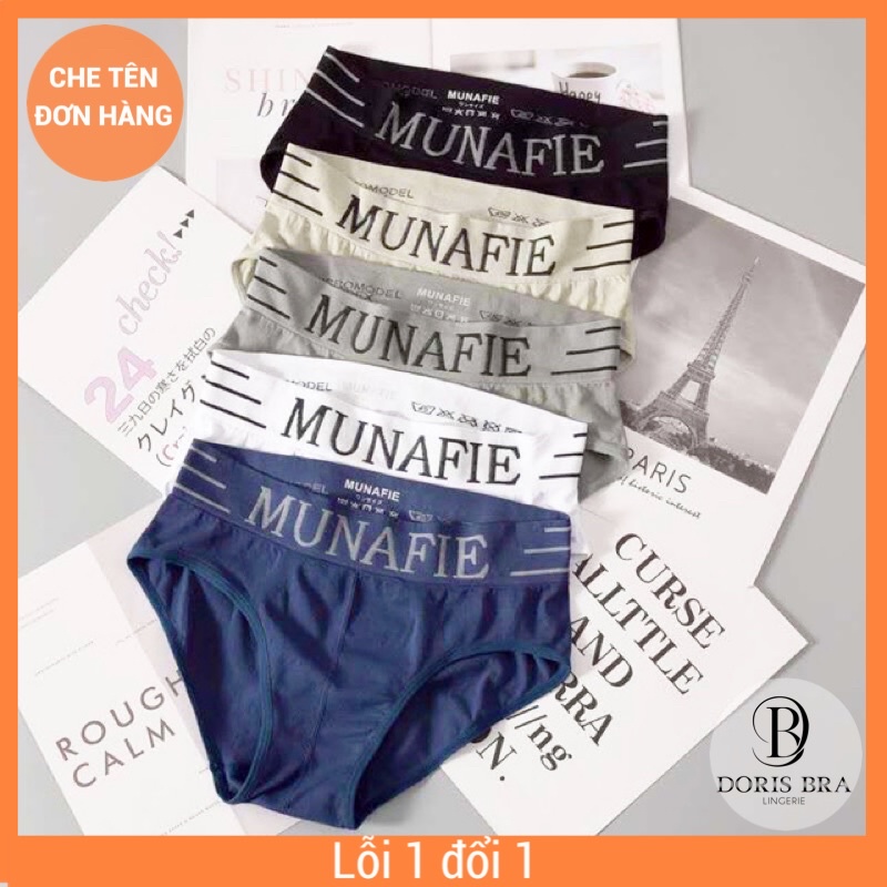 QUẦN SỊP NHẬT MUNAFIE KÈM TÚI ZIP