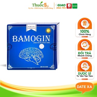 Bamogin – Tăng cường tuần hoàn não, hộp 6 vỉ x 10 viên