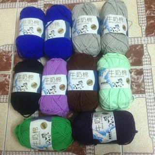 Set len milk 50g và milk bò