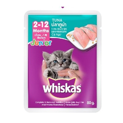 [DÀNH CHO MÈO CON] Pate Mèo Con Whiskas 80g Thức Ăn Dinh Dưỡng Cho Mèo Thức Ăn Cho Mèo Vị Cá Thu - Bobo Pet Shop Hà Nội