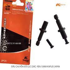 Bộ 2 Đầu Chuyển Lục Giác Sang Đầu Kẹp Mũi khoan 10mm  Và 13mm . Hàng Kapusi Japan