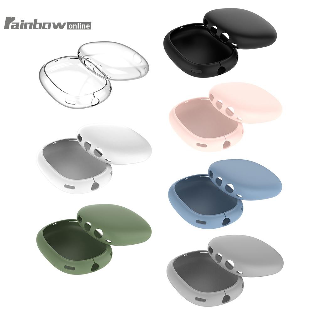 Vỏ Bảo Vệ Hộp Sạc Tai Nghe Airpods Max Bằng Silicon Chống Bụi / Trầy Xước / Thấm Nước / Mưa / Mưa Chuyên Nghiệp