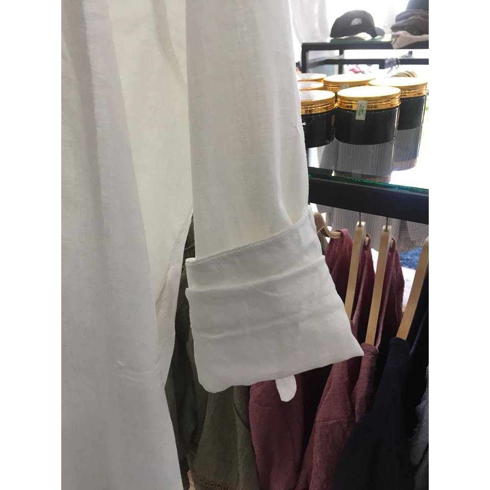 ÁO ĐŨI DÀI TAY CỔ 2 LỚP | BigBuy360 - bigbuy360.vn