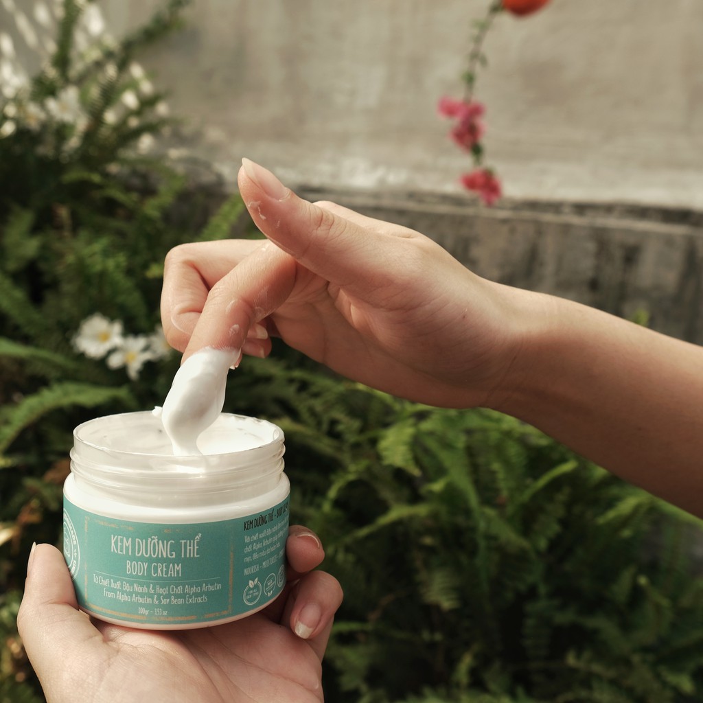 Kem Dưỡng Thể Soy Milk Arbutin BODY CREAM - Handmade By GUBY HOMEMADE