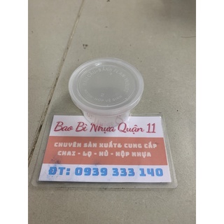 50 hũ nhựa đựng bánh flan thanh dung số 1 60ml
