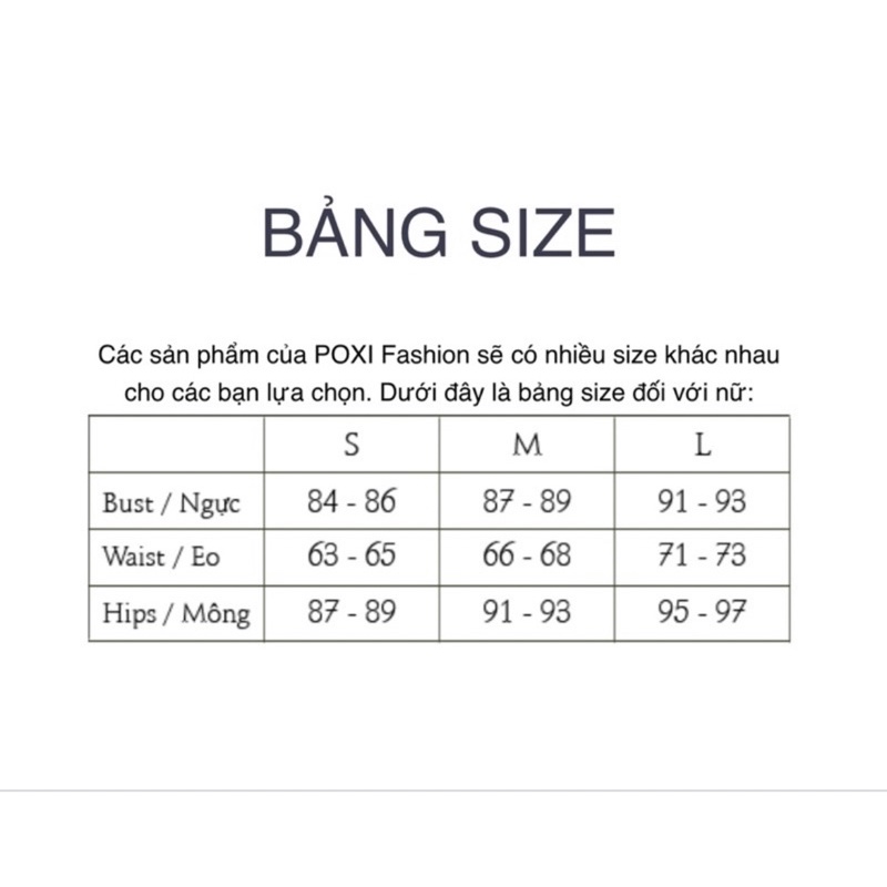Thanh lý đầm poxi sz S