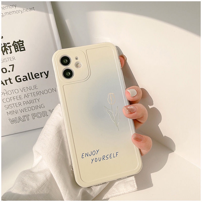 Ốp Điện Thoại Silicon Mềm Chống Rơi Cho Iphone 12 11Promax Xs 7P 6S 8plus XR X