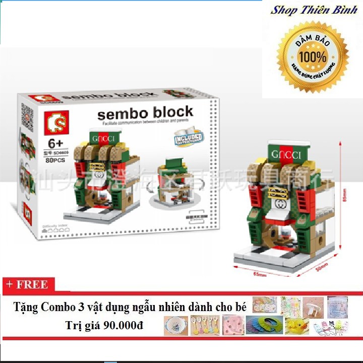 Lego xếp hình quảng trường thành phố S06608-S06615 | xếp hình lego