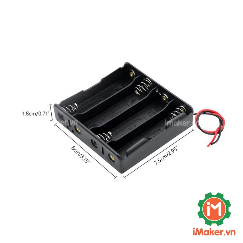 Đế Pin 18650 Ra Dây Nhiều Kích Thước