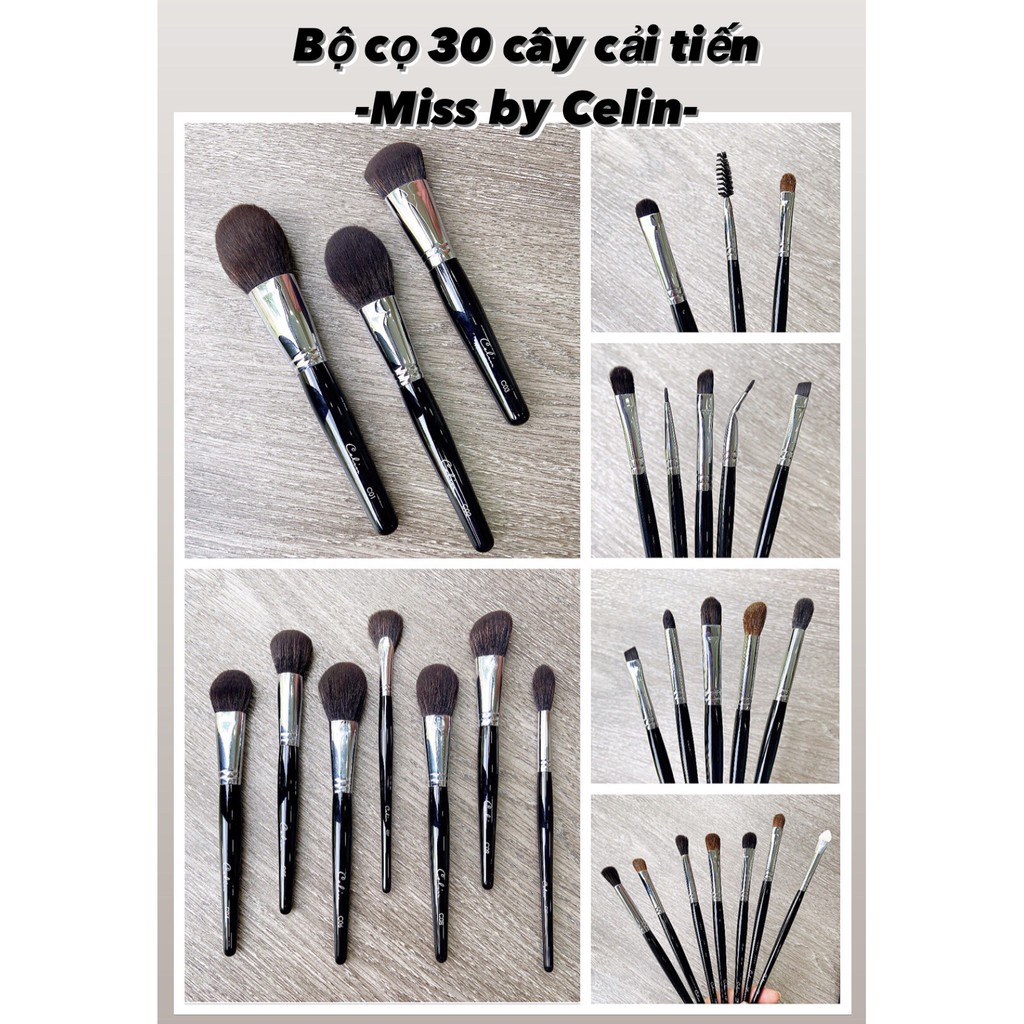 Bộ cọ 30 cây Celin (Nâng Cấp)