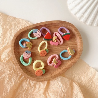 Set 10 Dây Cột Tóc Co Giãn Dễ Thương Cho Bé Gái