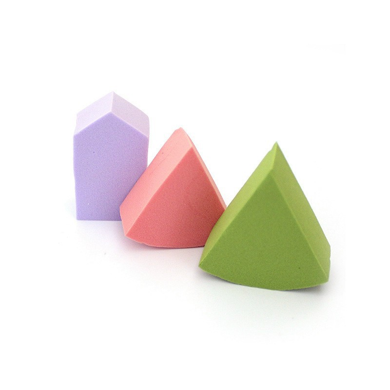[1 Hộp] Bông mút trang điểm nhiều miếng tam giác nhọn tán kem