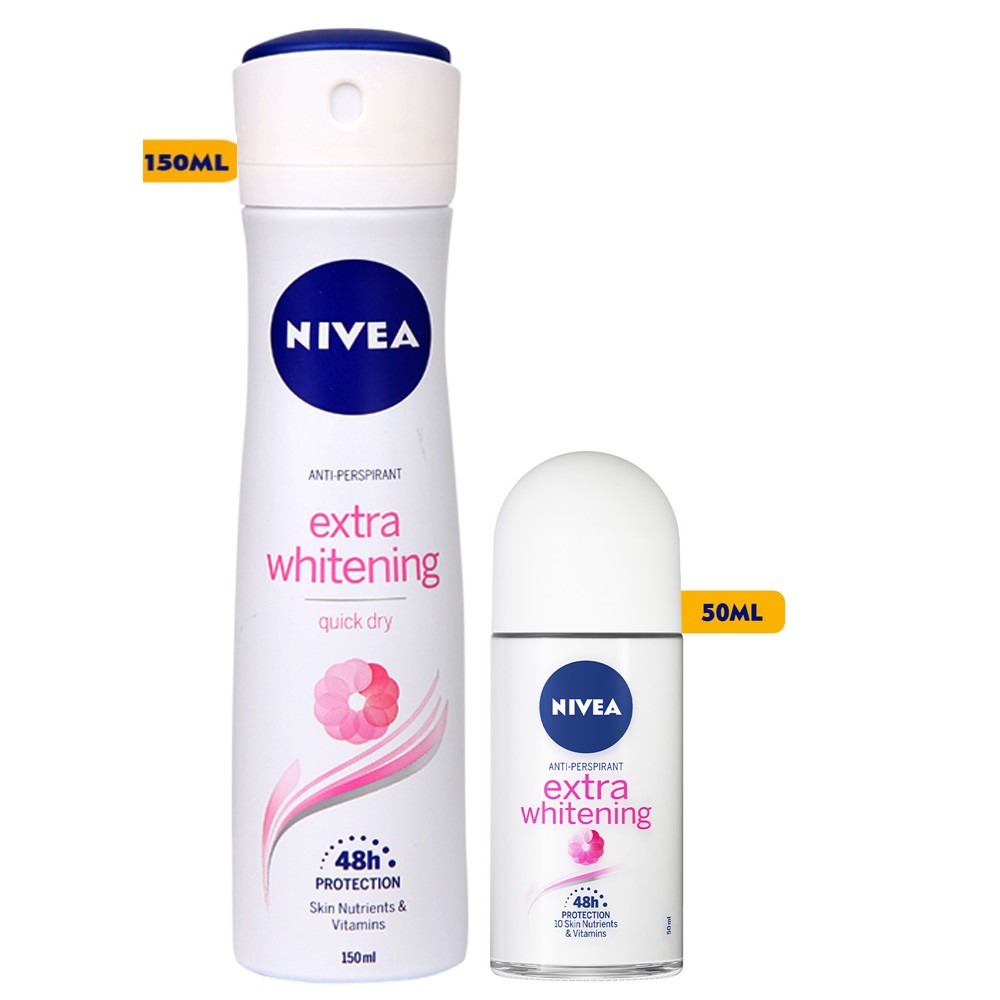 Lăn Ngăn Mùi Nivea Trắng Mịn Mờ Vết Thâm 50ml - 83747