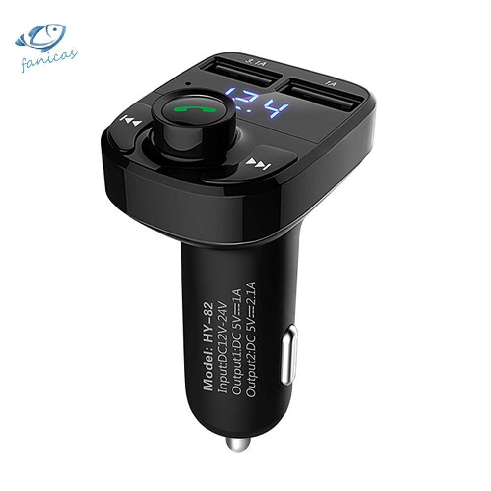 Cóc Sạc Pin Hai Cổng USB Bluetooth Hiệu FANICAS HY-82 Cho Máy Nghe Nhạc MP3