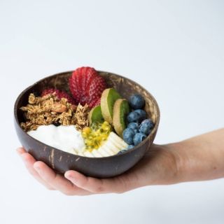 Bát gáo dừa/ Chén gáo dừa mài nhẵn