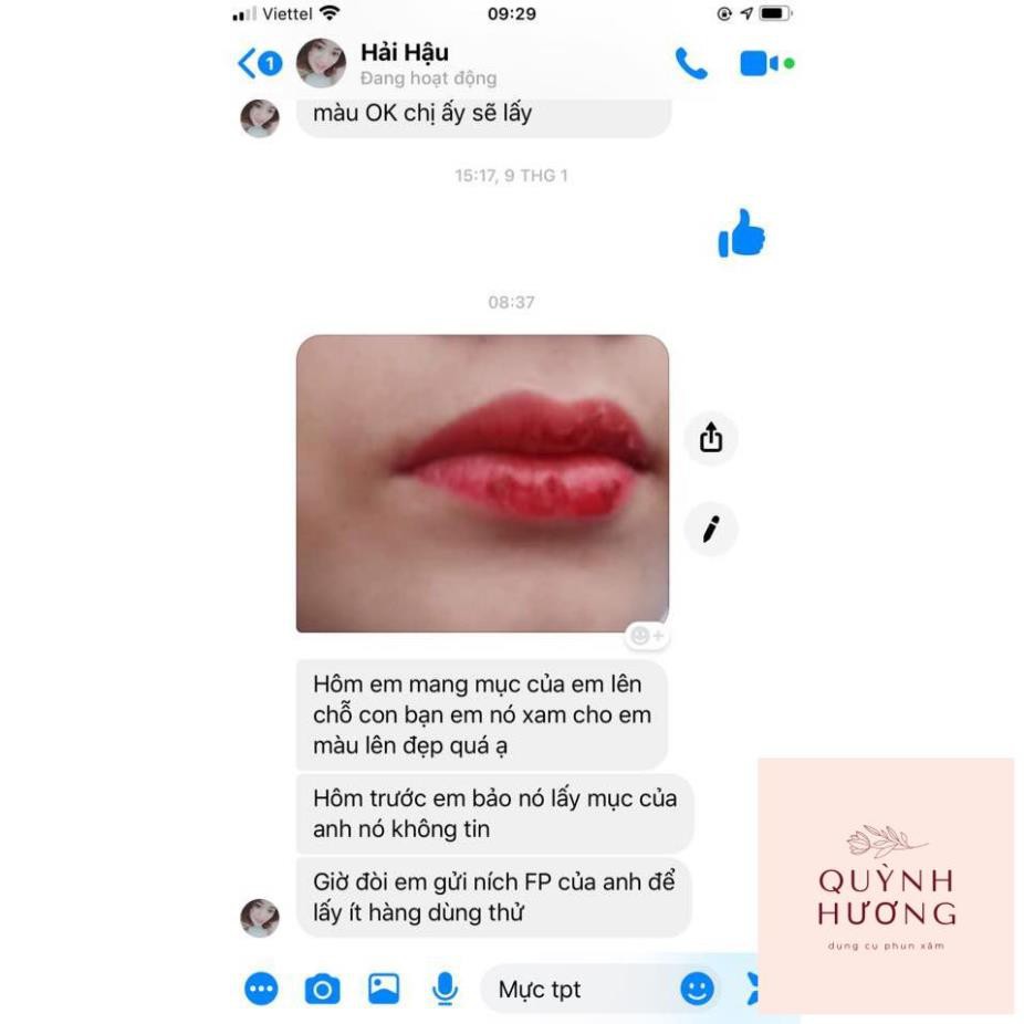 MỰC PHUN XĂM TPT CAO CẤP 12ml HÀNG CHÍNH HÃNG