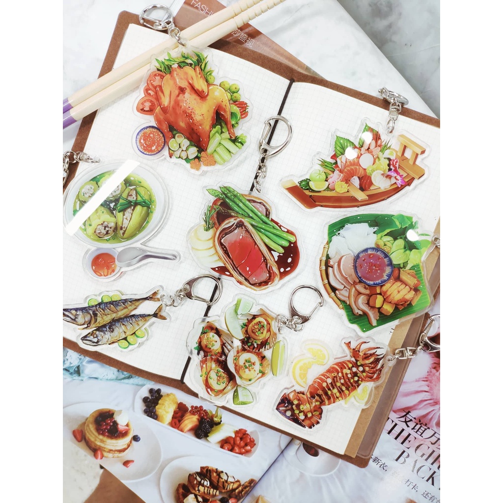 Móc khóa đồ ăn