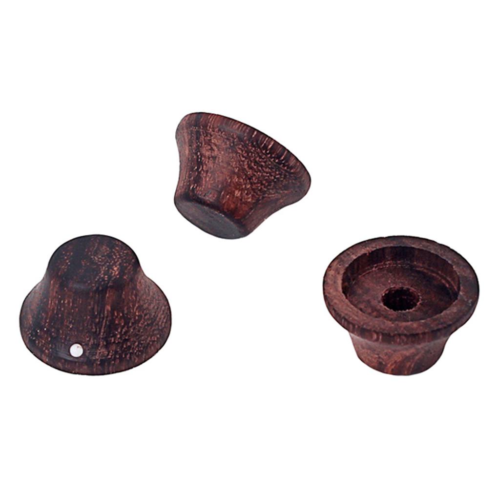 Set 3 Nút Chỉnh Âm Lượng Cho Đàn Guitar Điện Bằng Gỗ