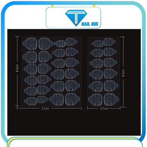 Miếng dán móng giả Silicon hai mặt dùng để dán móng giả cao cấp