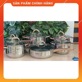 [ VÔ ĐỊCH GIÁ ] BỘ NỒI INOX HOFFNER THƯƠNG HIỆU  ĐỨC