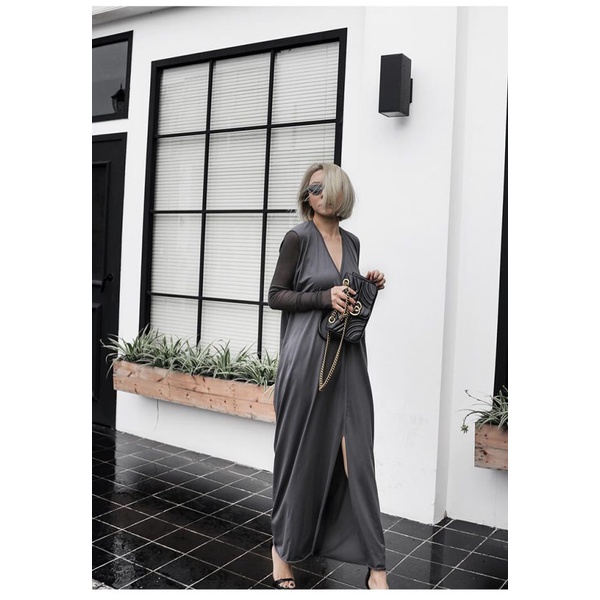 Váy đầm nữ dáng suông thiết kế cổ tim Gemmi Fashion DK8302