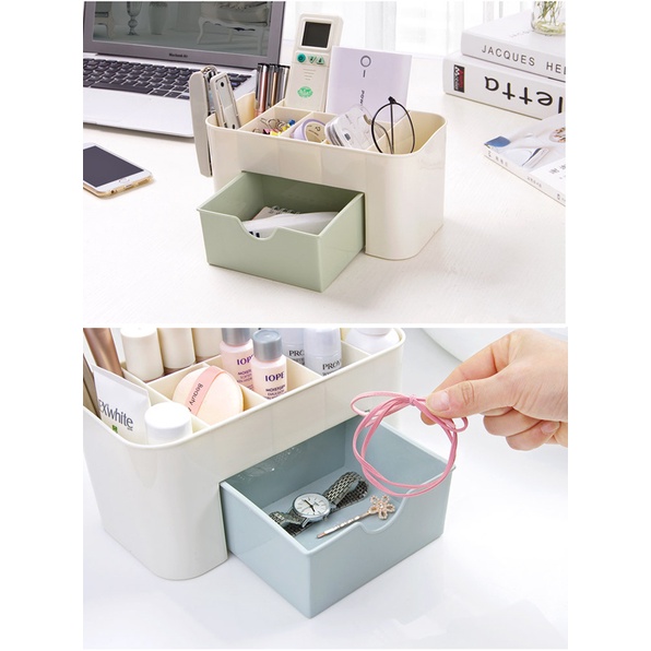 Hộp Đựng Mỹ Phẩm- Kệ Đựng Mỹ Phẩm Mini Để Bàn Gọn Gàng Tiện Dụng