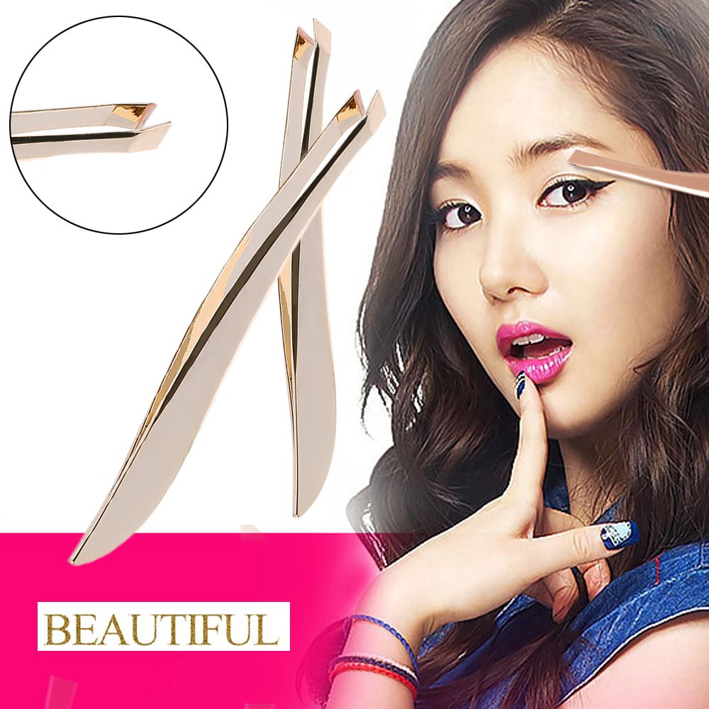 [Hàng mới về] Nhíp tỉa lông mày bằng thép không gỉ chuyên nghiệp nhỏ gọn cho nữ