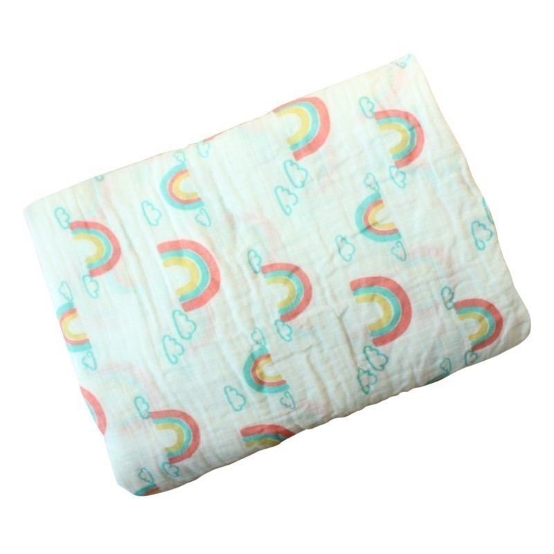 Chăn thoáng khí gấp đôi quấn em bé kích cỡ 120*120