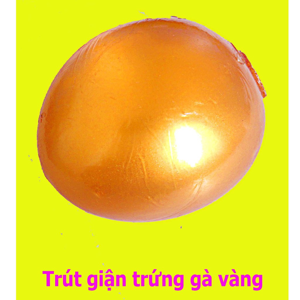 Đồ chơi GUDETAMA bóp trút giận hình quả trứng gà vàng cực đáng yêu có lòng đỏ gudetama mochi