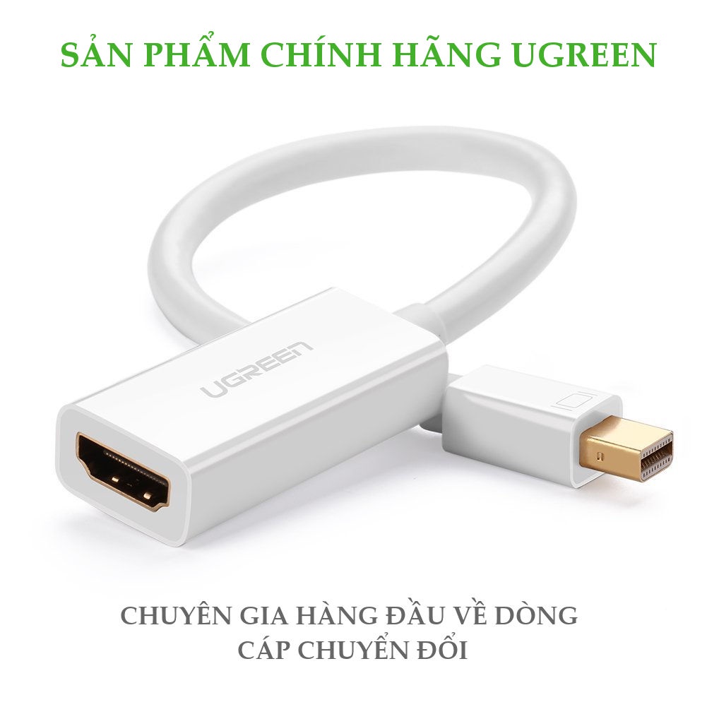 Ugreen 10460,10461 - Cáp Mini Displayport to HDMI chính hãng  ✔HÀNG CHÍNH HÃNG ✔