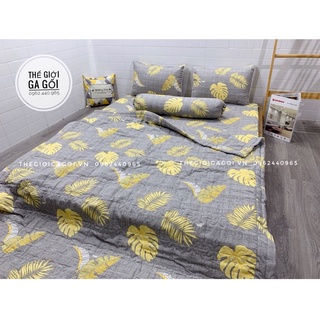 ❤️Bộ Ga Thắng Lợi 100%Cotton chuẩn Logo❤️ {4 món}