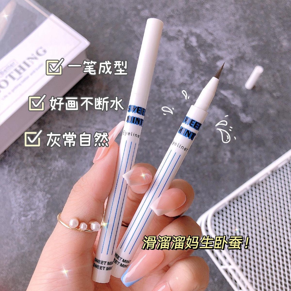 Bút Kẻ Mắt Tơ Tằm Nhanh Khô Chống Thấm Nước Và Mồ Hôi Lâu Trôi Không Nhòe | BigBuy360 - bigbuy360.vn