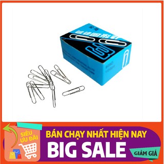 FREESHIP 50K_Hộp kẹp ghim giấy C32 đầu tròn 100 ghim/hộp