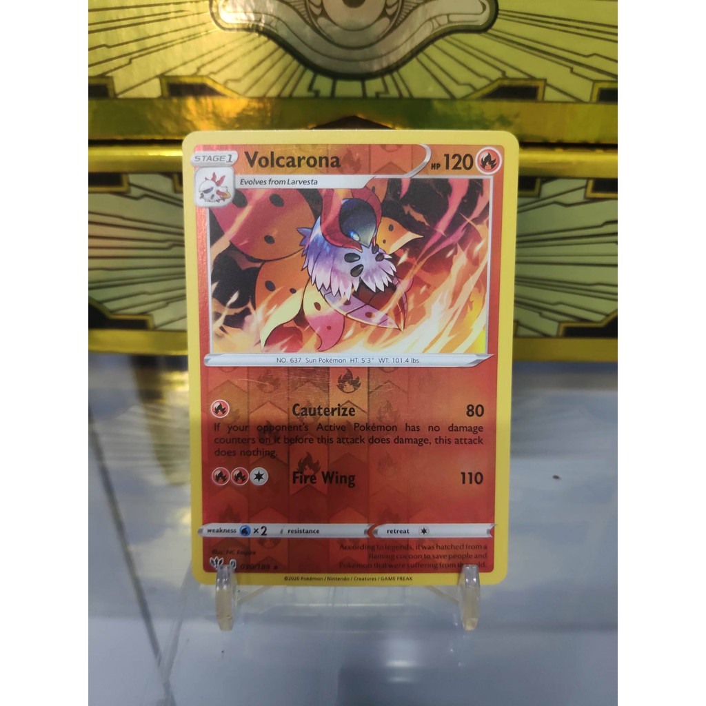 [ Dưa Hấu Yugioh ] Lá bài thẻ bài Pokemon Volcarona