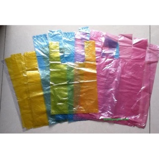 1kg túi xốp nilon mỡ màu,bóng dẻo.