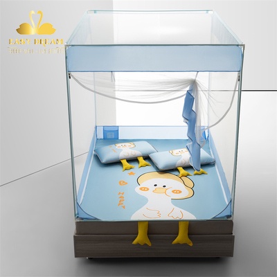 Màn khung không khoan tường nằm nệm - gồm màn + khung + chiếu điều hòa EASY DREAM -mùng chống muỗi cho bé -mùng ngủ