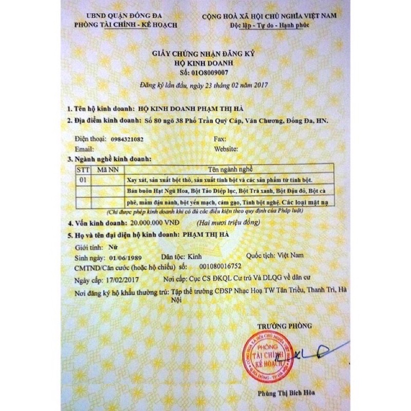 1000g Ngũ hoa hạt To đình lịch kết dính loại chuẩn