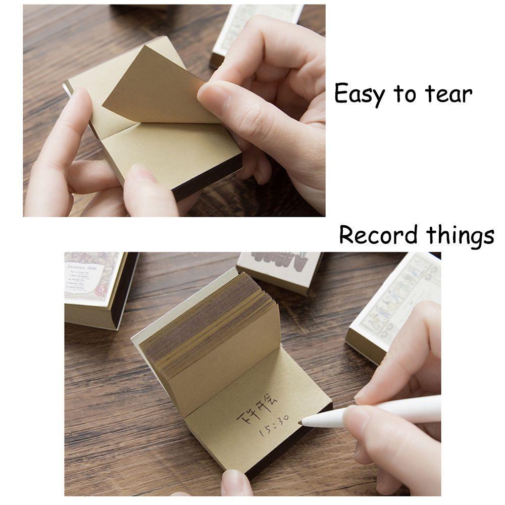 ORIENTLII Set 122 Tờ Giấy Ghi Chú Phong Cách Retro