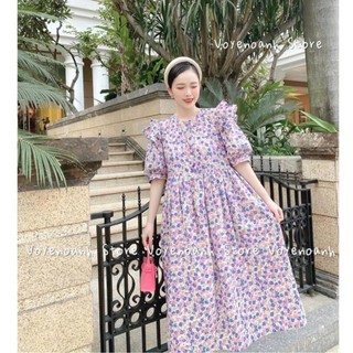 [Siêu Hot] Váy Hoa Babydoll Dáng Dài, Đầm Hoa Nhí Siêu Xinh Có Ảnh Thật Kèm Video