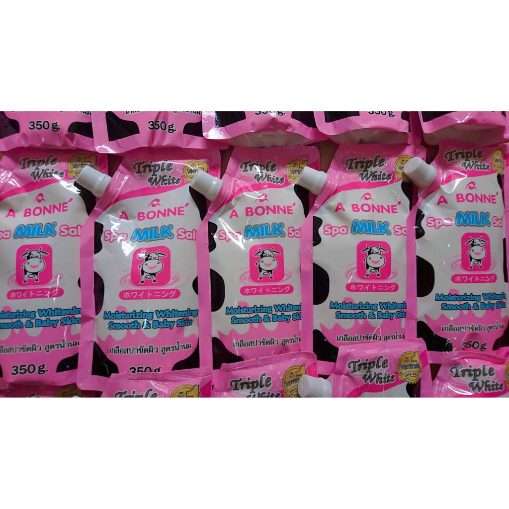 Muối tắm A Bonne Thái Lan có vòi 350g (sữa bò, yogurt trái cây, chanh) | BigBuy360 - bigbuy360.vn