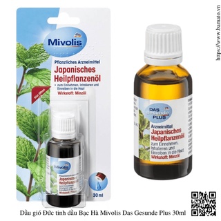 Dầu gió Đức tinh dầu Bạc Hà Mivolis Das Gesunde Plus 30ml