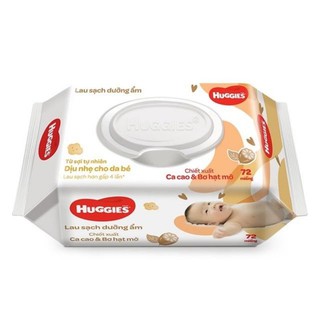 Khăn ướt Huggies hộp 72 miếng
