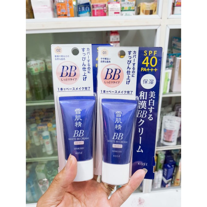 Kem nền Kose white BB Cream Sekkisei 6 in 1