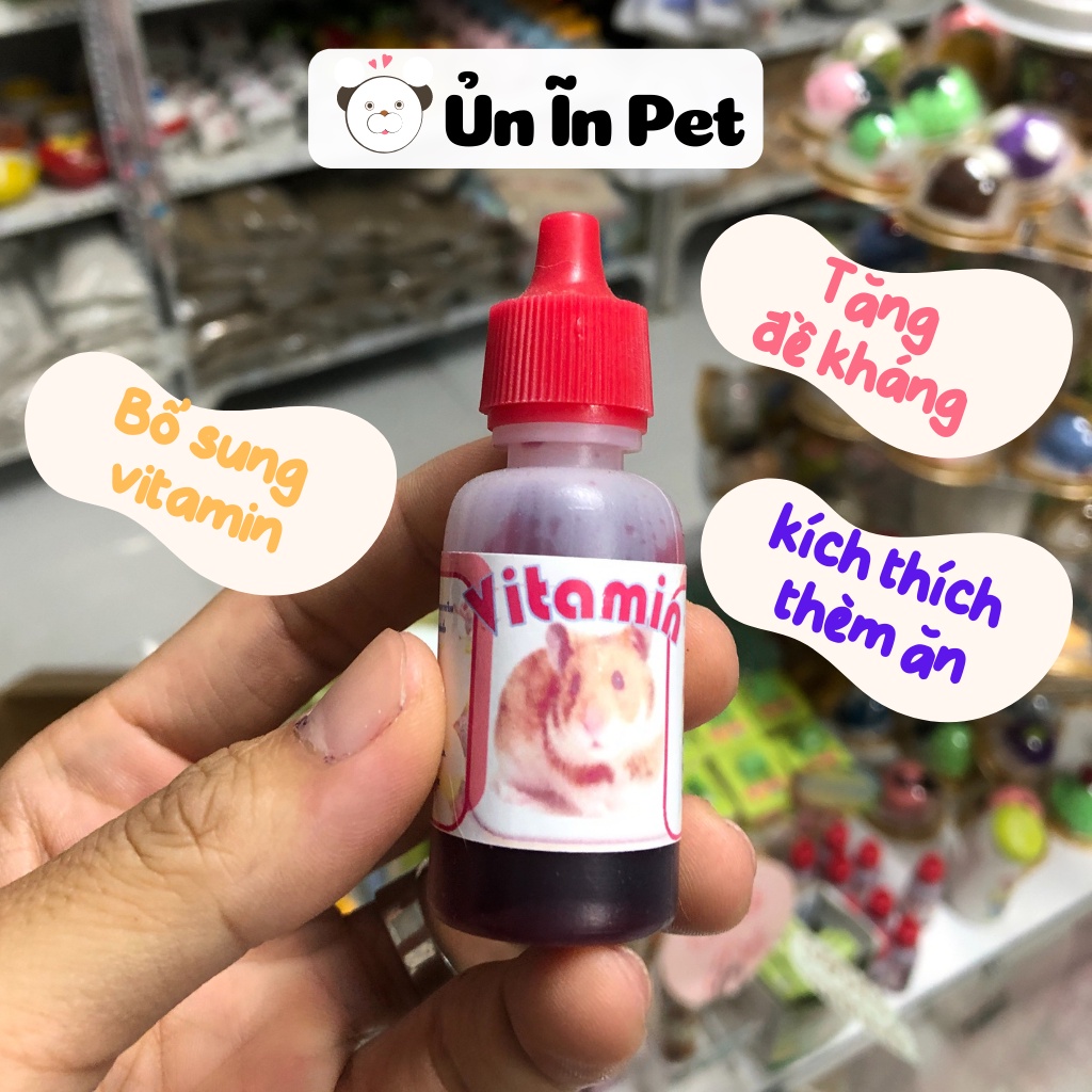 Vitamin hamster, ĐỎ bổ sung chất, kích thích thèm ăn cho hamster, bọ, thỏ
