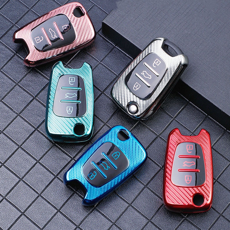 Vỏ Bảo Vệ Chìa Khóa Xe Hơi Kia Sportage Rio 3 Soul Optima Ceed Pro K5 K2 Pride Hyunda I20 I30 Ix20 Ix35 Elantra Accent