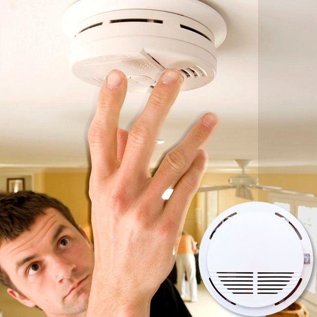 (Hàng Tốt) Máy Báo Cháy Smoke Alarm - 4223 (Rẻ Là Mua)