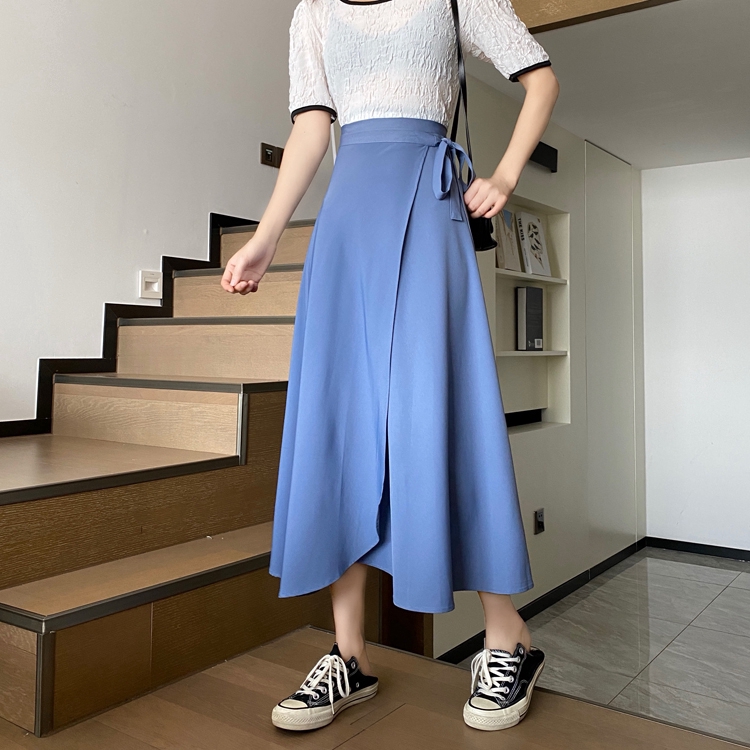 Chân váy chữ A lưng cao thời trang phong cách Hàn Quốc dành cho nữ | BigBuy360 - bigbuy360.vn